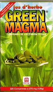 Le Jus d’herbe d’0rge Bio GREEN MAGMA 320 comprim&eacute;s